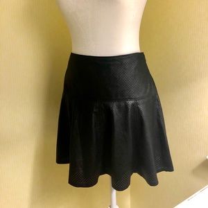 Club Monaco Faux Leather Skirt